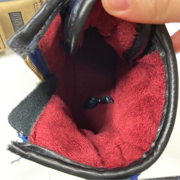 Tommy Hilfiger Blue Plaid Quilted Rain Duck Boots 6 - Picture 4 of 7